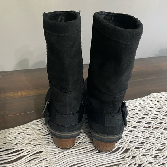 Sorel Slimshortie suede winter boots - Picture 4 of 9